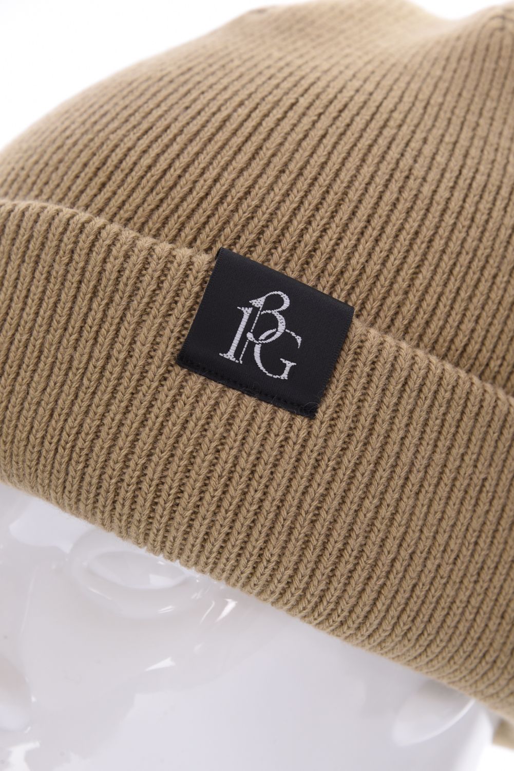 【美品】1PIU1UGUALE3 GOLF ニット帽子 1PIU1UGUALE3 GOLF - KINT CAP / ロゴ ニットキャップ (ホワイト