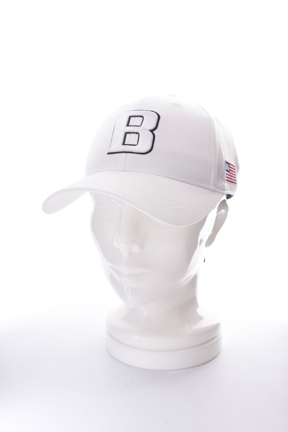【26SS】 MEN’S INITIAL CAP / ブランドイニシャル刺繍 キャップ (ホワイト)
