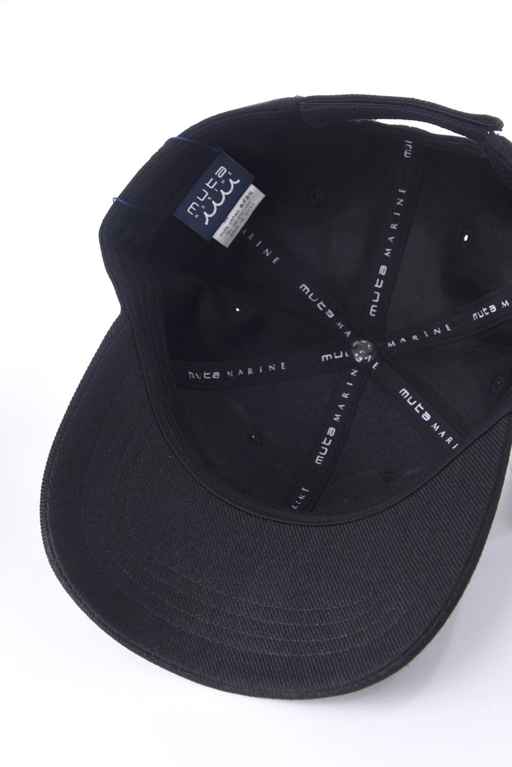 WAVE PLATE CAP / ロゴ プレート キャップ (ブラック)