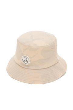 【26SS】 GAUGE CAMO BUCKET HAT / カモフラージュパターン メタルプレート バケットハット (ベージュ)