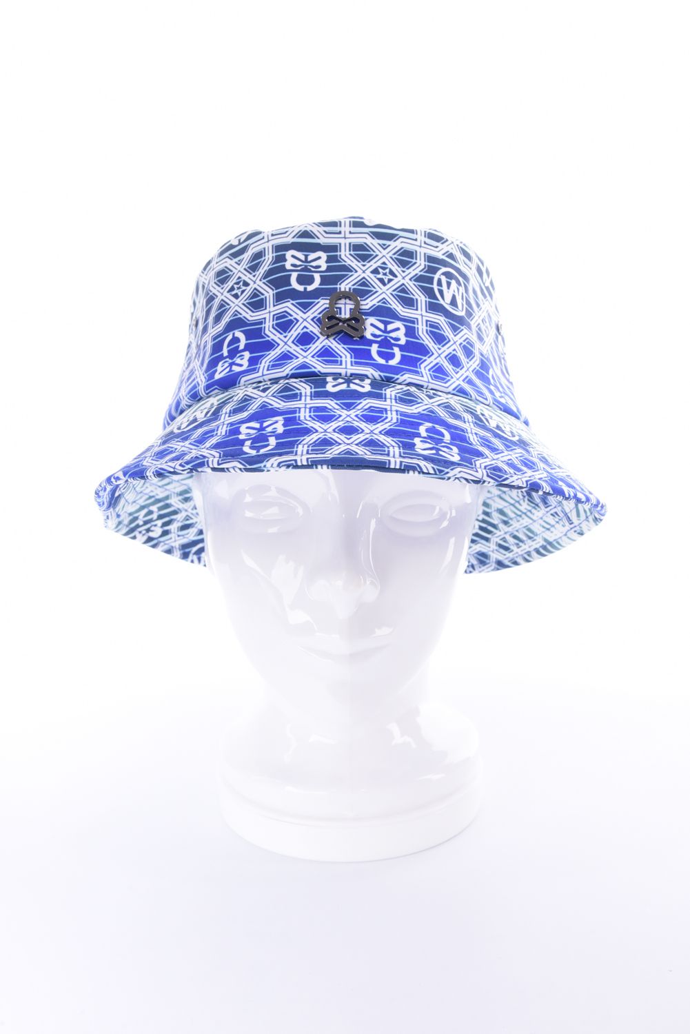 【26SS】 DOMINANT BUCKET HAT / ジオメトリックパターン総柄 バケットハット (ブルー)