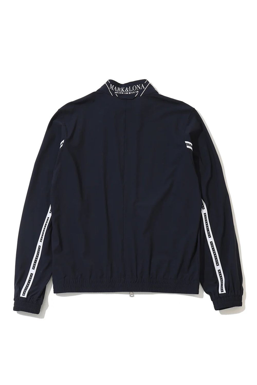 【26SS】【CODE COLLECTION】 THZJ / ストレッチナイロンタフタ ジャカードテープ ジップアップブルゾン (ネイビー) (4月中旬入荷予定)