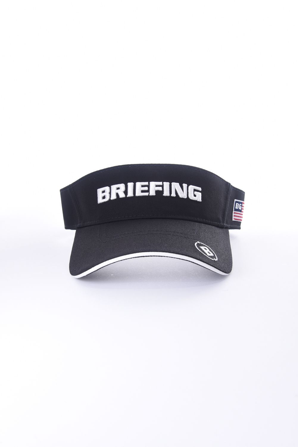 MENS BASIC VISOR / ロゴ刺繍 ベーシック サンバイザー ブラック