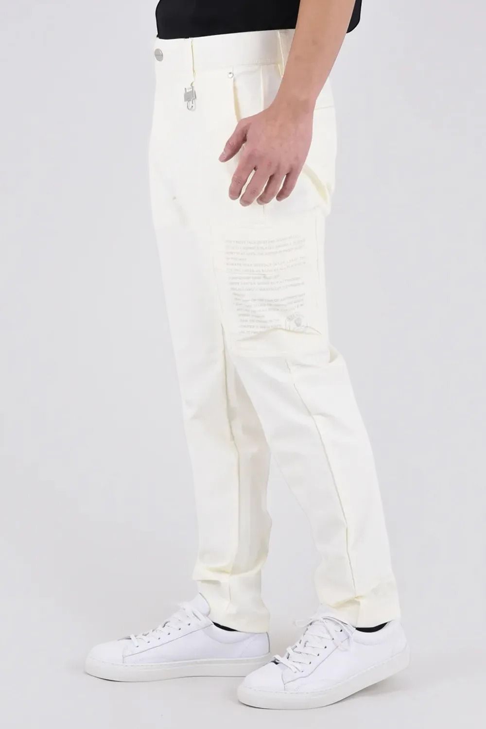 【26SS】 SCOPE ADAPTIVE UTILITY PANTS / ナイロンタフタ パッチポケット ハイストレッチ ロングパンツ (ホワイト)