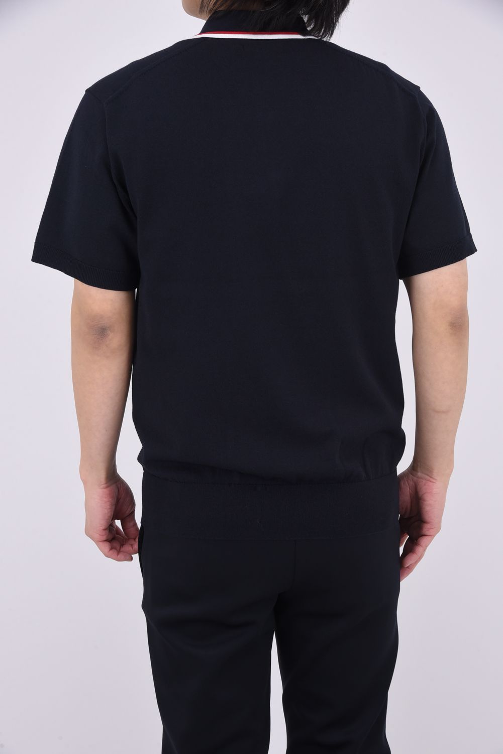 CL MEN’S TRICOLOR KNIT POLO ブリーフィング CL MEN'S TRICOLOR KNIT POLO（CL メンズトリコロールニットポロ