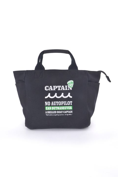 【26SS】 CANVAS TOTE BAG / キャプテンロゴ キャンバストートバッグ (ブラック)
