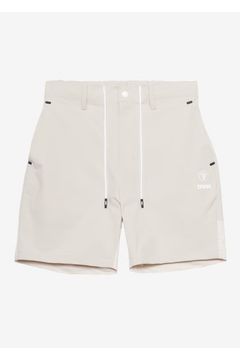 【26SS】 COMBINATION SHORTS / 異素材切り替え ショートパンツ (ベージュ)
