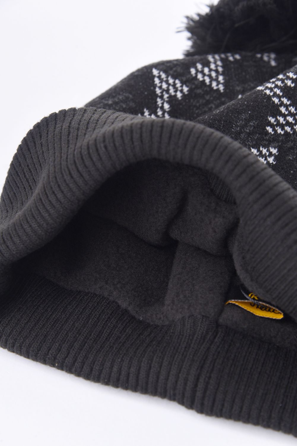 GM BONBON KNIT CAP / GM ボンボン ニットキャップ (ブラック)