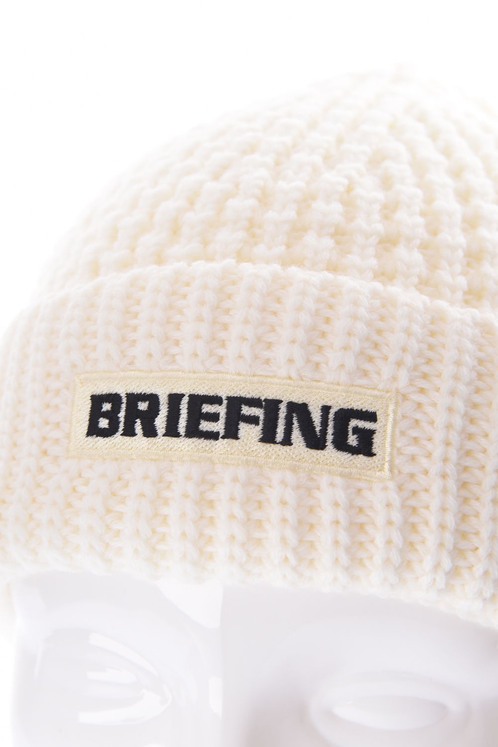 MEN’S WR WOOL BEANIE / ボックスロゴ ニットビーニー (アイボリー)