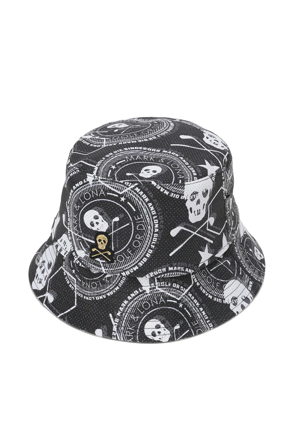 【26SS】 ATLAS VENT BUCKET HAT / アイアンスカルプリント バケットハット (ブラック)