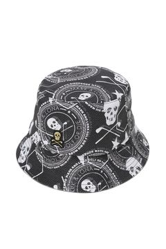 【26SS】 ATLAS VENT BUCKET HAT / アイアンスカルプリント バケットハット (ブラック)