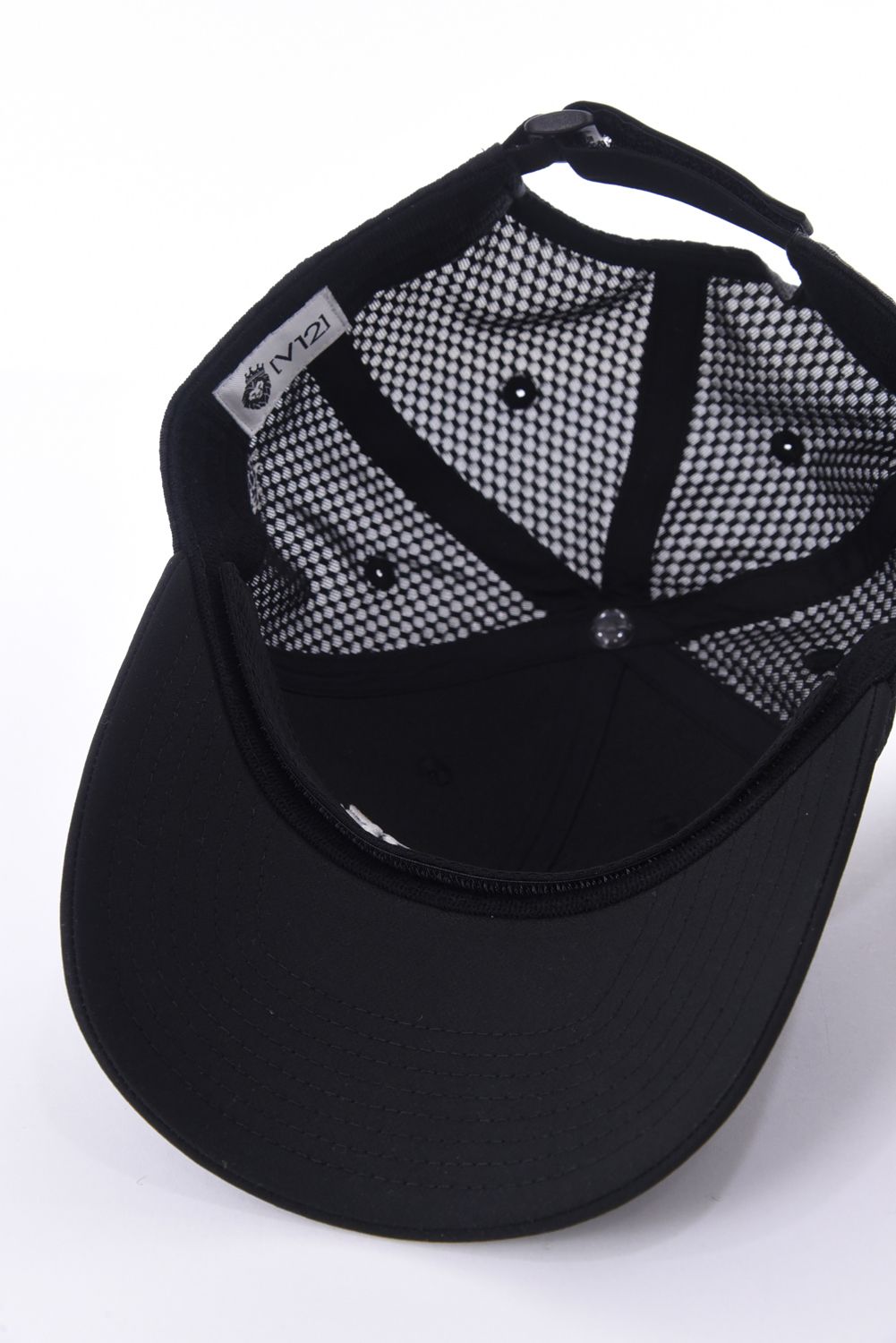 【26SS】 INVERT CAP / ブランドロゴ刺繍 メッシュキャップ (ブラック)