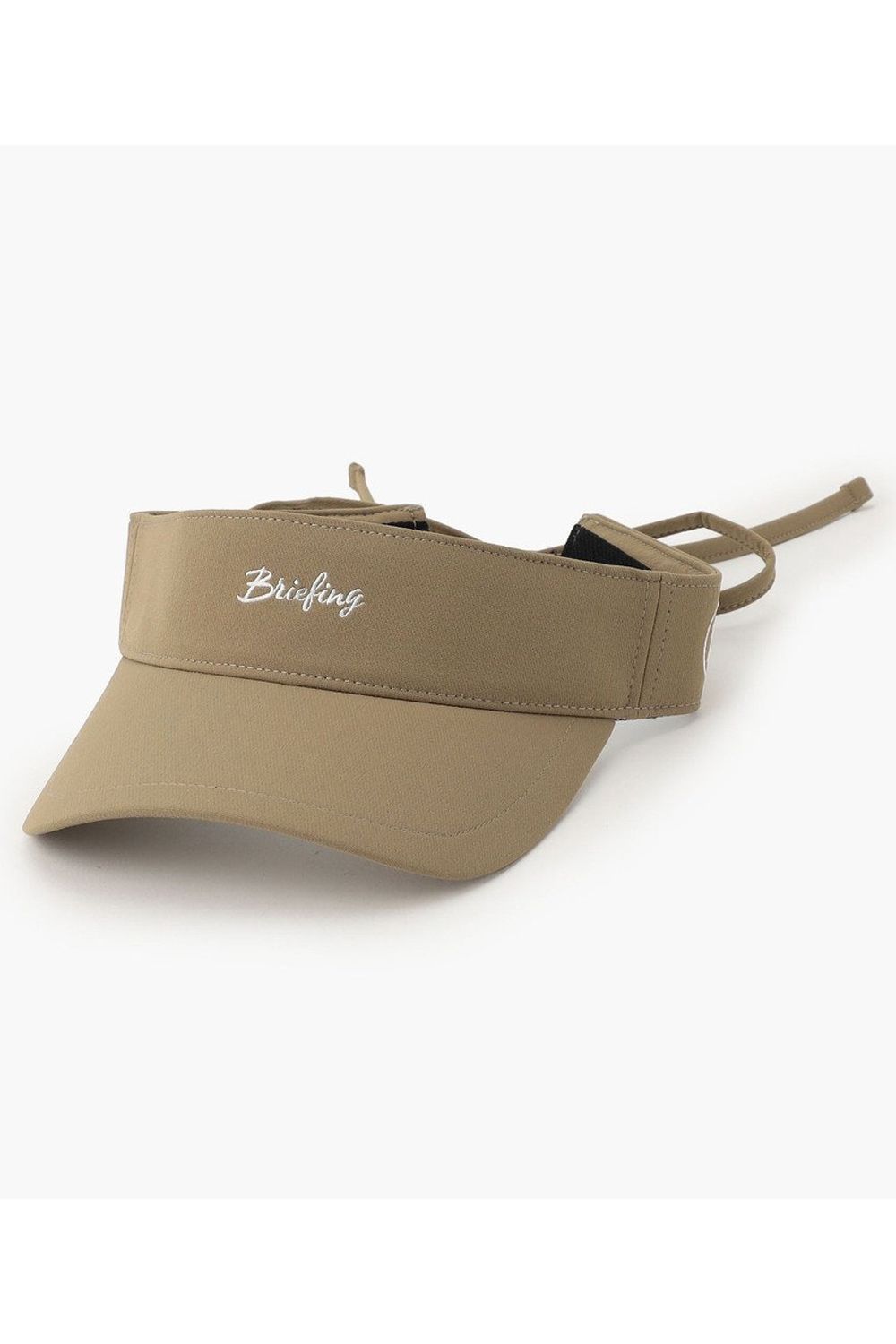 【26SS】【レディース】 WOMEN’S SMALL LOGO RIBBON VISOR / ブランドロゴ バックリボン リボンサンバイザー (ベージュ)