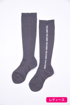 WOMENS CORDURA LOGO LINE HIGH SOCKS / サイドラインロゴ コーデュラ ハイソックス グレー レディース