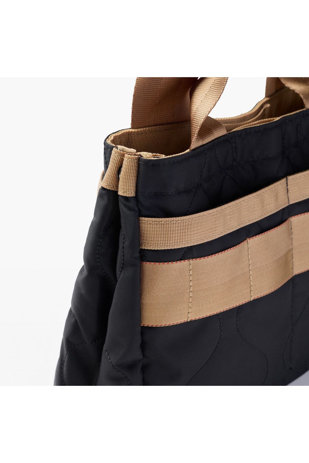 【26AW】【MIL COLLECTION】 CLASSIC CART TOTE QUILTED MIL CY / コーデュラナイロン キルティング生地 カートバッグ (ブラック)