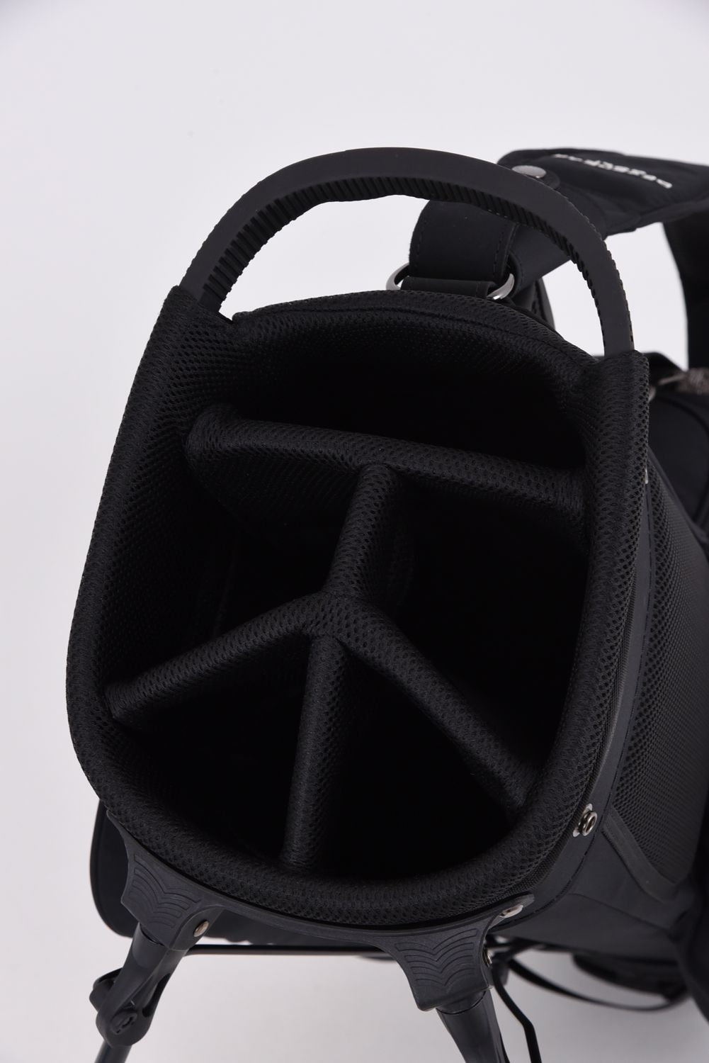 【26AW】 PIONEER TOWN Logo Assorted CADDIE BAG / ロゴアソート スタンドタイプ キャディバッグ (ブラック)