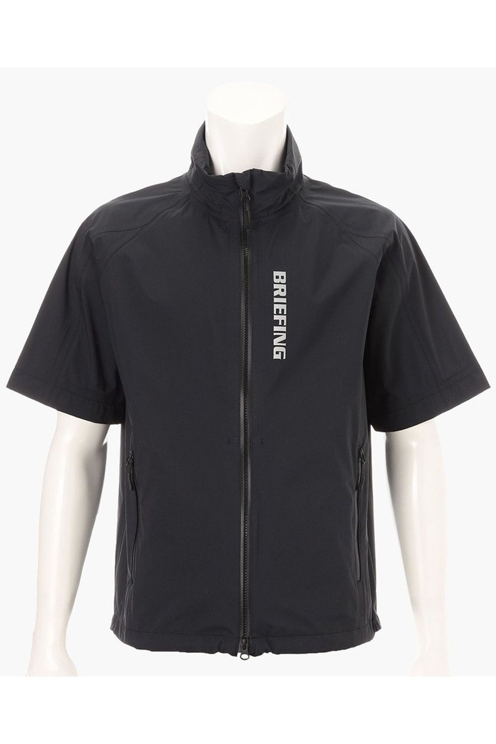 【26SS】 MEN'S WATERPROOF BLOUSON / マイクロリップナイロン 2WAYレインジャケット (ブラック)