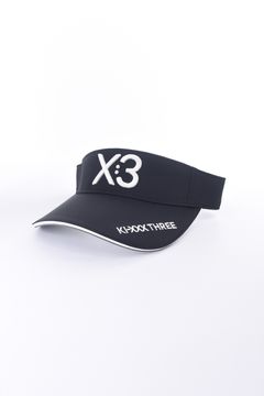 LOGO VISOR / 立体ロゴ刺繍 バイザー (ブラック)