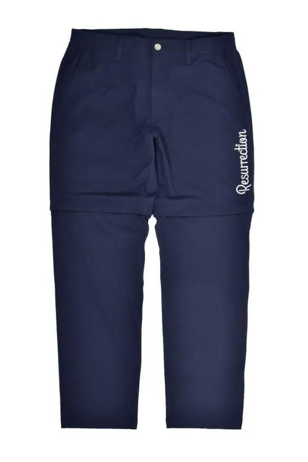 【26AW】 MENS DETACHABLE PANTS / ワッフル生地 ヘムデタッチャブル 2WAYパンツ (ネイビー)*