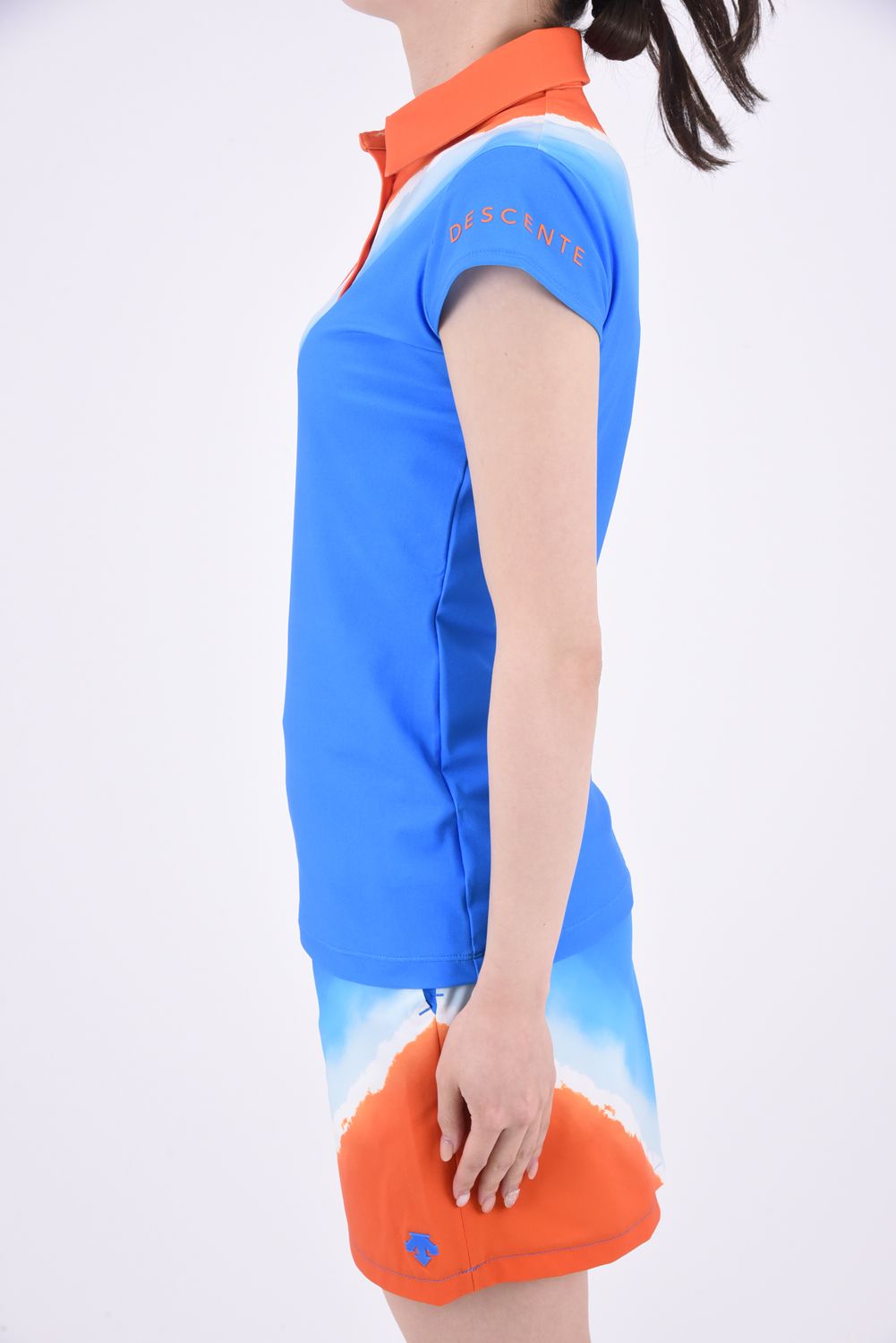 DESCENTE GOLF - 【レディース】 トリコット ストレッチ鹿の子
