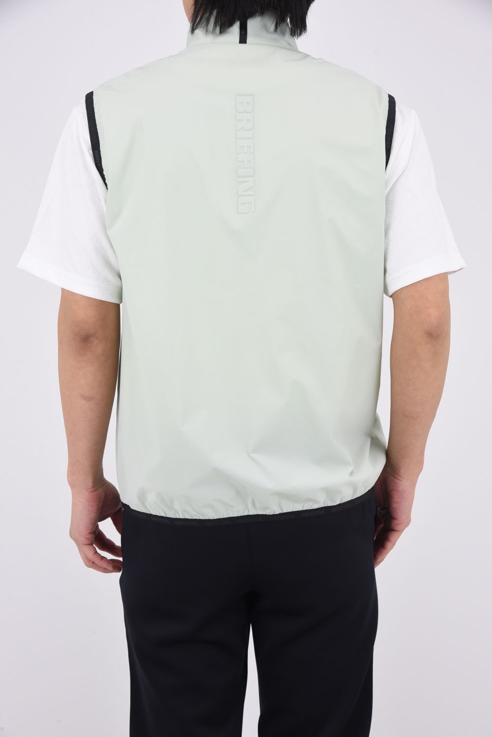 【26SS】 MEN'S POCKTABLE WIND VEST / 4WAYストレッチタフタ ポケッタブル ライトベスト (セージグリーン)