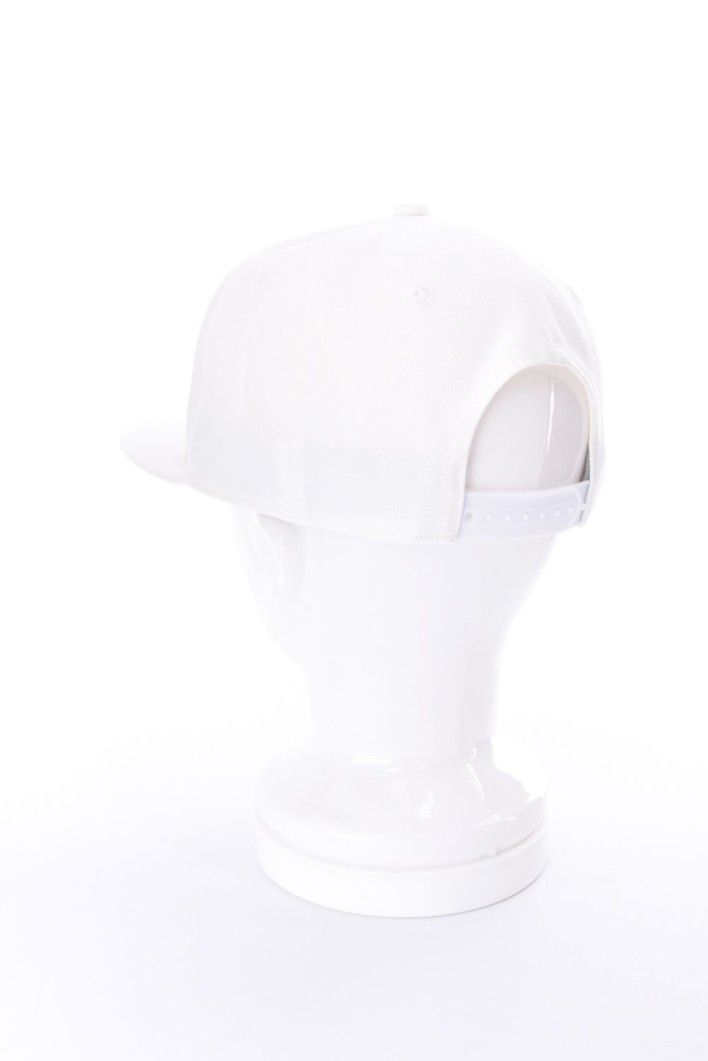 【26SS】 WAVE FLAT BILL CAP / ウェーブ刺繍 メタルロゴ フラットキャップ (ホワイト)