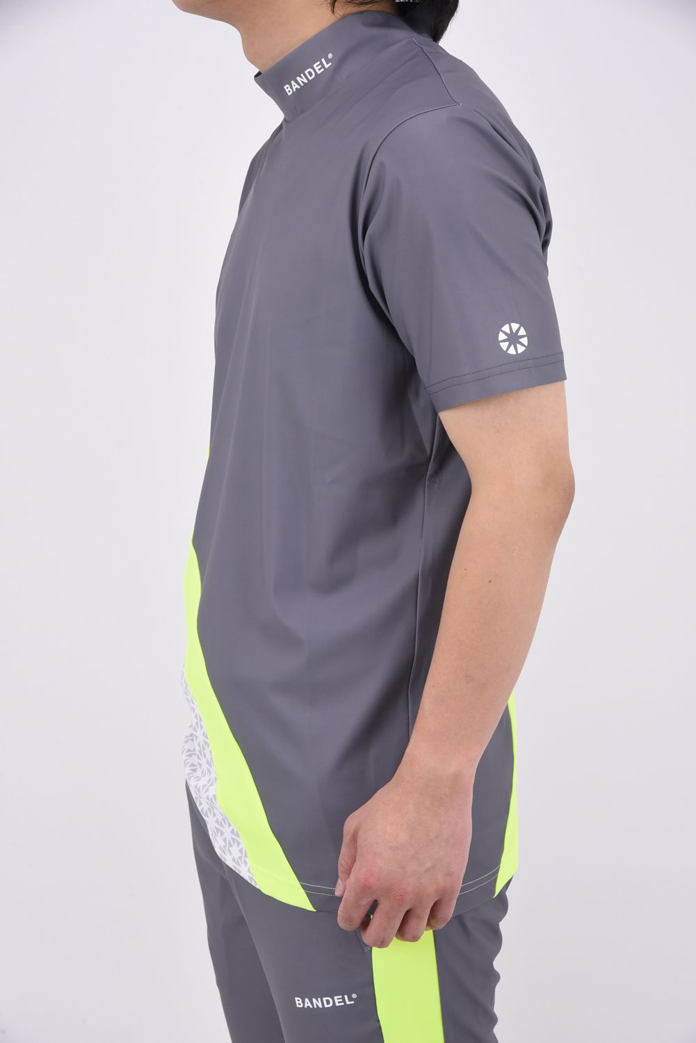 BANDEL GOLF - 【25SS】 ALLOVER SWITCH S/S MOCK NECK SHIRTS