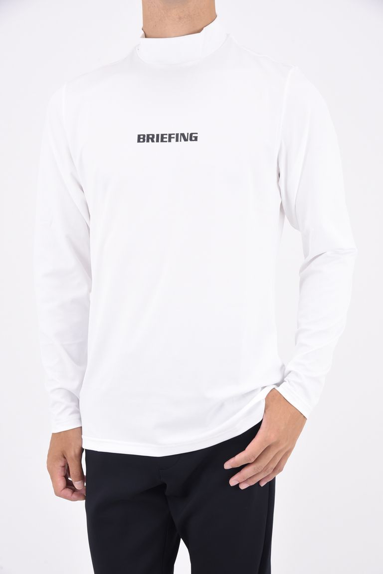 BRIEFING - MENS TOUR LS HIGH NECK BBG231 / ブランドロゴ ロング  