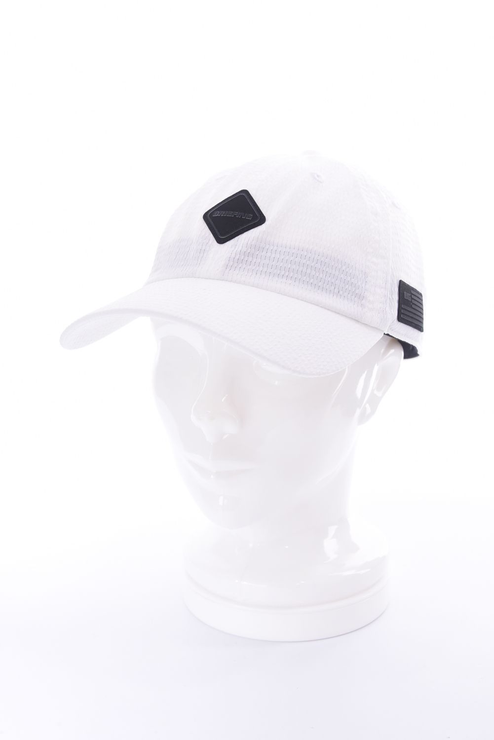 【26SS】 MEN’S SEERSUCKER CAP / シアサッカー ダイヤモンドロゴ キャップ (ホワイト)