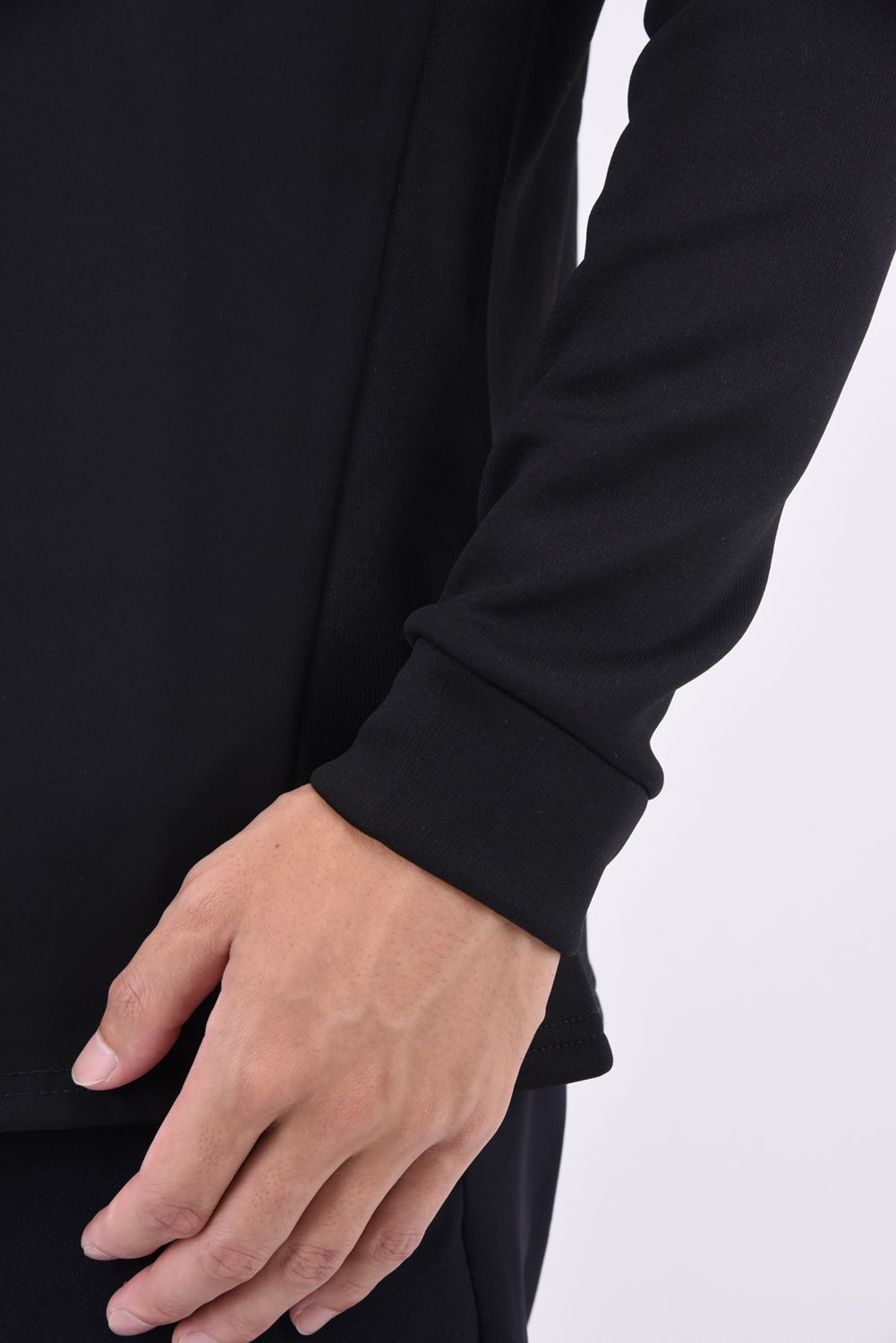 WINDPROOF MOCK / ウィンド プルーフ モックネック Tシャツ (ブラック)