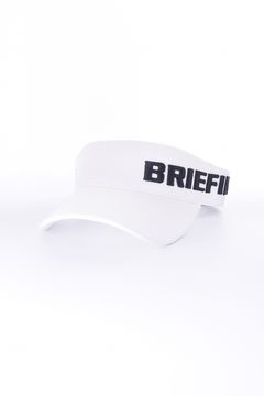 【26SS】 MEN’S ROUND LOGO VISOR / アシンメトリー ラウンドロゴ サンバイザー (ホワイト)