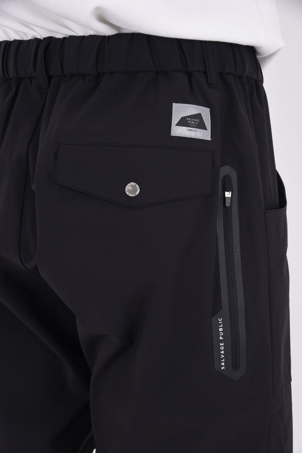 【26SS】 Makani Shorts / フラップポケット 4WAYストレッチ ベイカーショーツ (ブラック)