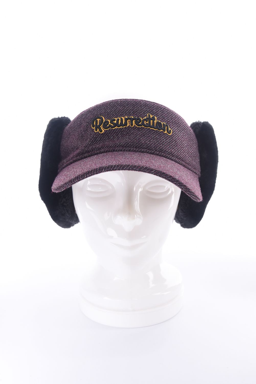 BOA EARMUFFS SUNVISOR / ボア イヤーマフ サンバイザー (レッドブラック)