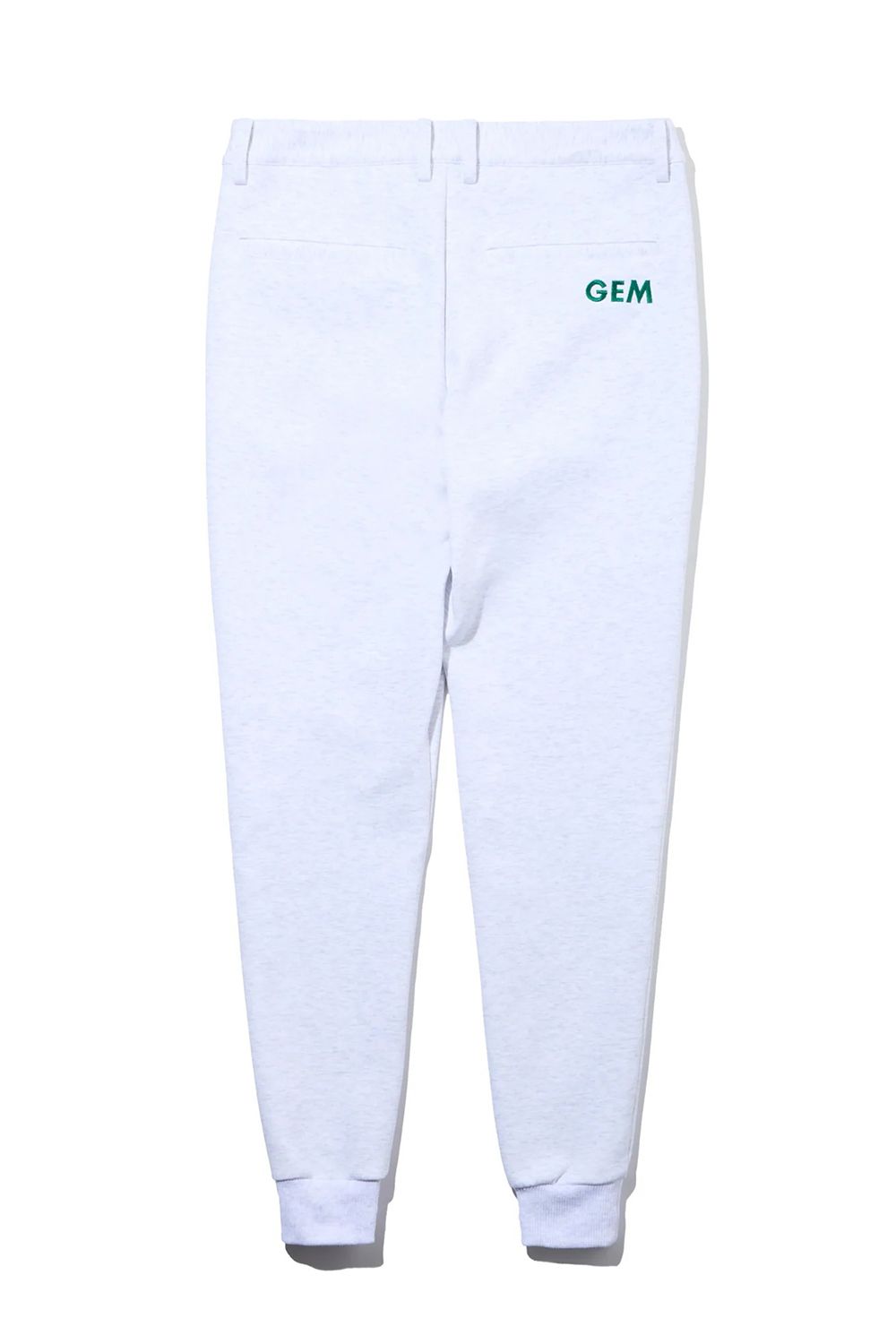 【26AW】 【ユニセックス対応】 COTTON STRETCH JOGGER PANTS / ダンボール素材 ブランドロゴ ジョガーパンツ (グレー)