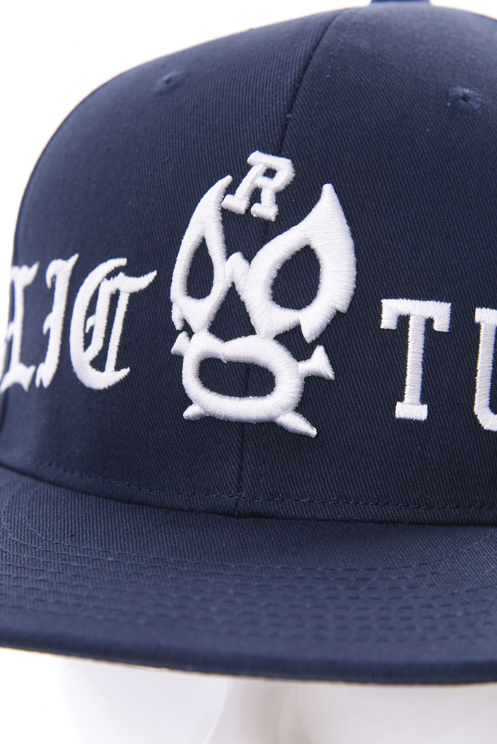 PUBLIC TURFREEs BB CAP / マスクマン刺繍 ベースボールキャップ ネイビー