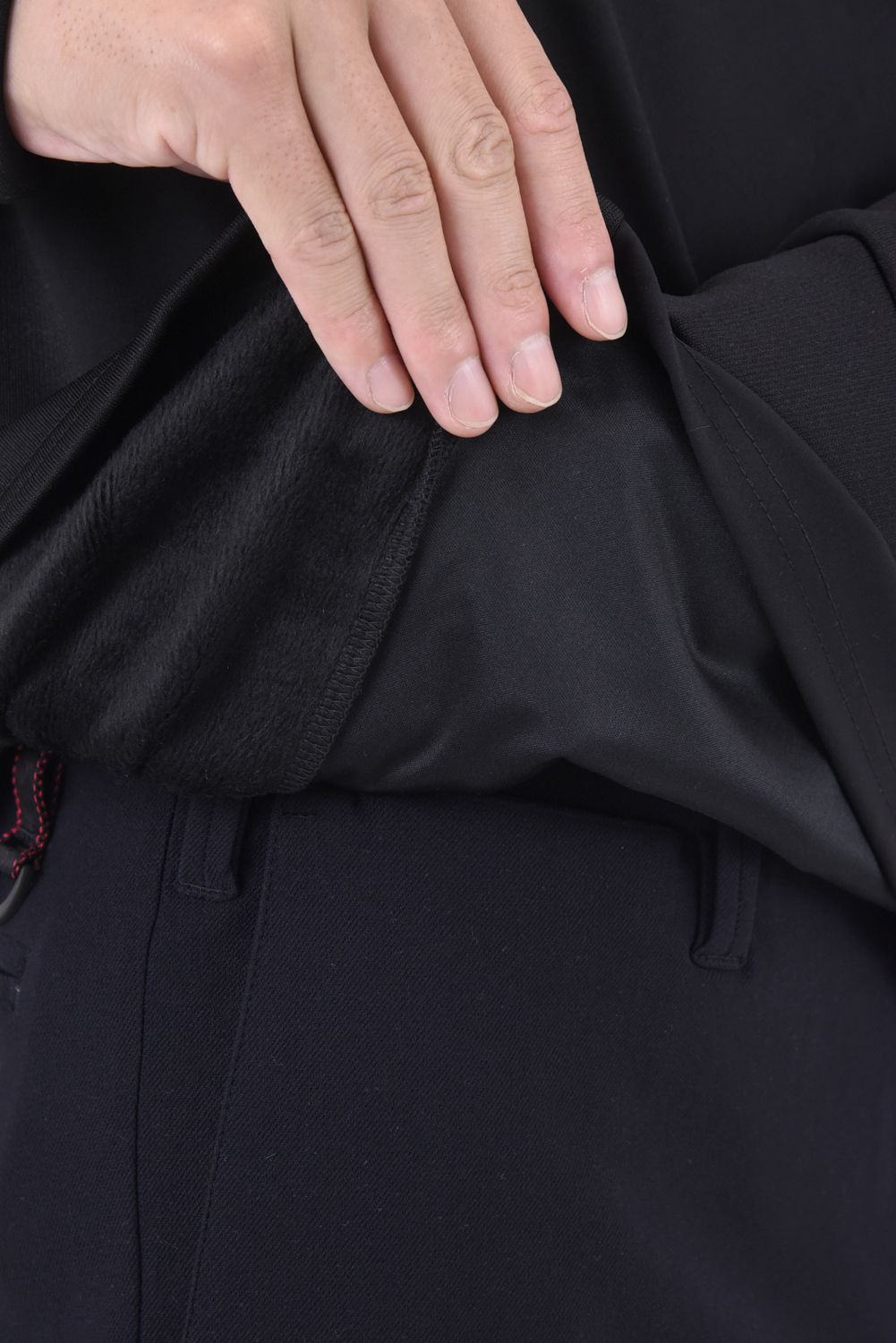 WINDPROOF MOCK / ウィンド プルーフ モックネック Tシャツ (ブラック)