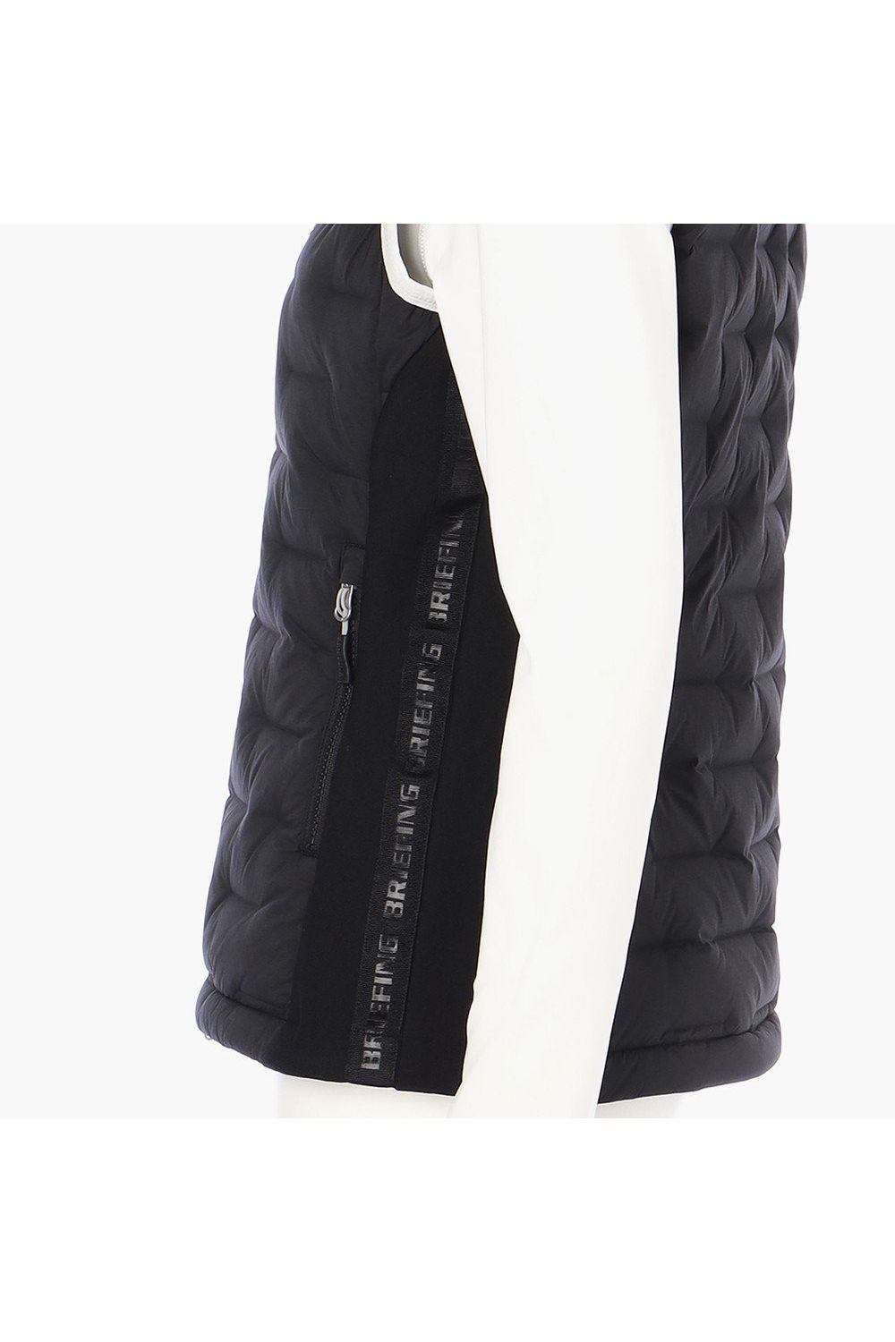 【25AW】【レディース】 WOMEN'S HYBRID DOWN VEST / ストレッチタフタ ダイヤモンドロゴ ハイブリッドダウンベスト (ブラック)