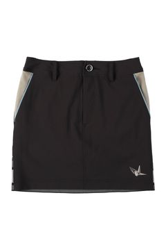 【レディース】 LADIES' 113 GOLF SKIRT / ナイロン4WAYクロス スカート (ブラック)