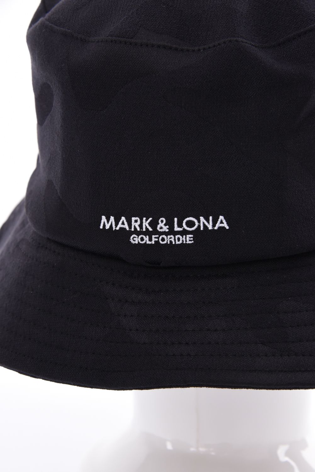 【26AW】 MERCURY CAMO STRETCH HAT / シグネチャーカモ ブランドロゴ刺繍 ストレッチバケットハット (ブラック)