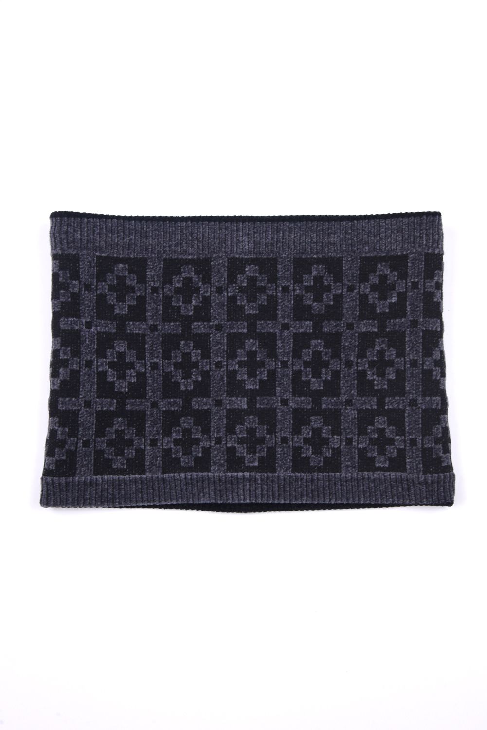 【プレゼント好適品】 REVERSIBLE NECK WARMER / リバーシブル ネックウォーマー (ブラック/ブラック)