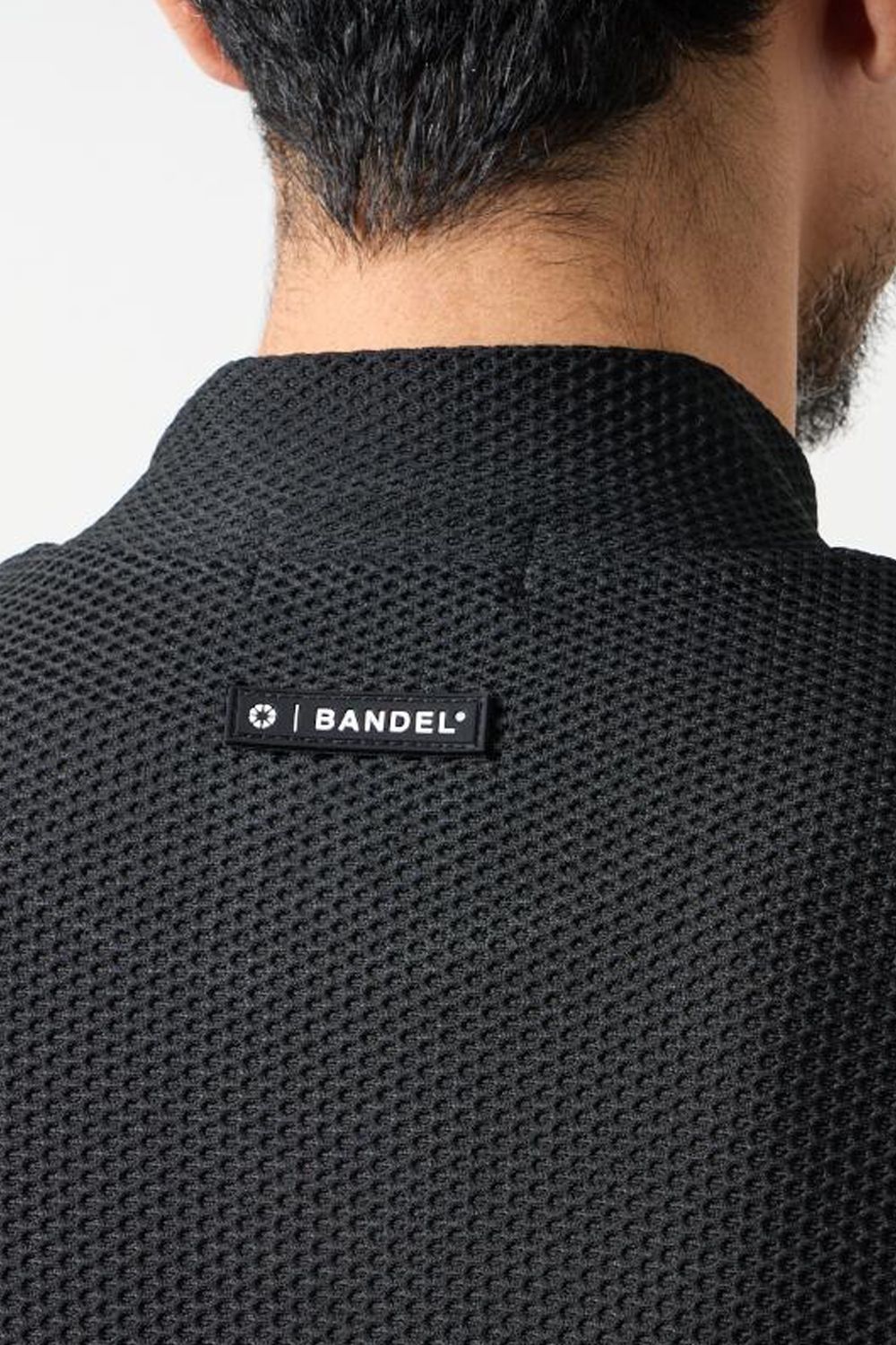 【26SS】 DRY WAFFLE SWITCH MOCK / ドライワッフルスウィッチモックネック (ブラック)