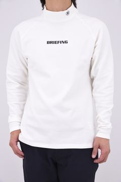 【26AW】 MEN’S WARM LS HIGHNECK / 秋冬仕様 起毛素材 ベーシック 長袖モックネックTシャツ (ホワイト)