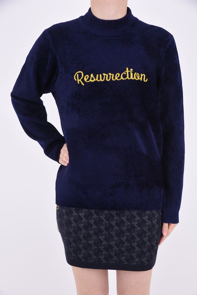 Resurrection - 【レディース】 WOMENS LOGO JACAQUARFD MOCK NECK 
