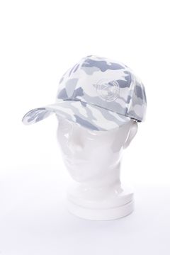 Camo Cap ZHG-CAP /  ブランドロゴ カモフラ柄 キャップ ホワイト
