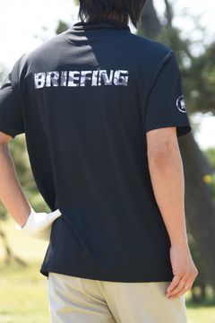 【GOSSIP GOLF 別注】  MONOCAMO BACKLOGO HIGHNECK RF / モノカモ バックロゴ モックネックTシャツ (ブラック)