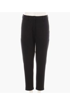 【25AW】【レディース】 WOMEN’S WARM LOGO LINE PANTS / ダンボールニット サイドロゴテープ ロングパンツ (ブラック)