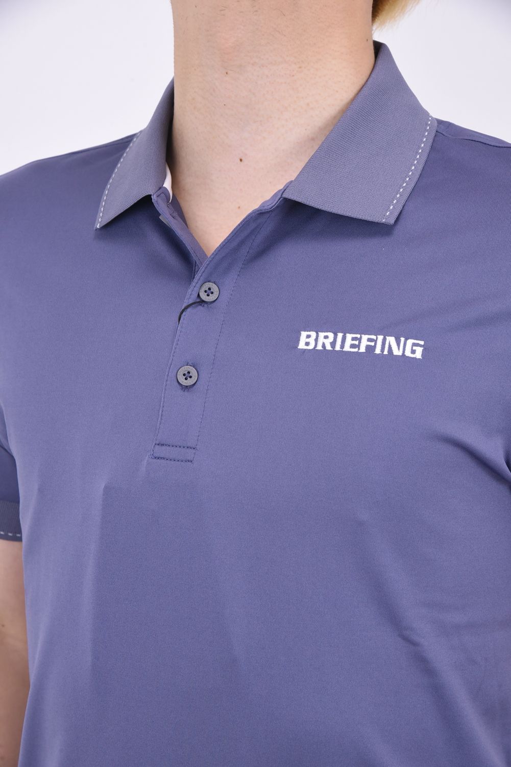 BRIEFING - MENS TOUR POLO / 刺繍ブランドロゴ ベーシック ポロシャツ ...