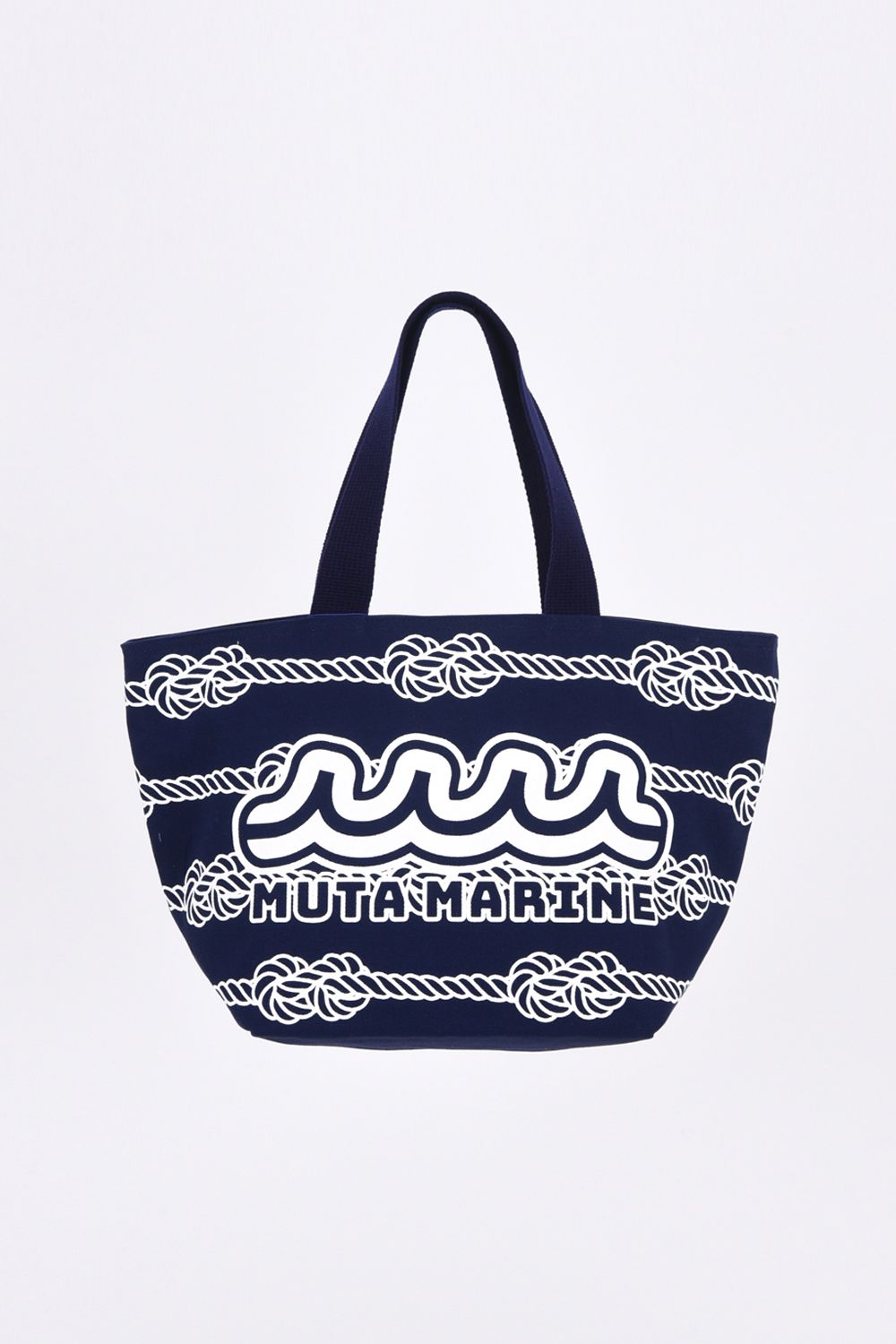 【26SS】 ROPE柄 ECO BAG / ロープ エコバック (ネイビー)