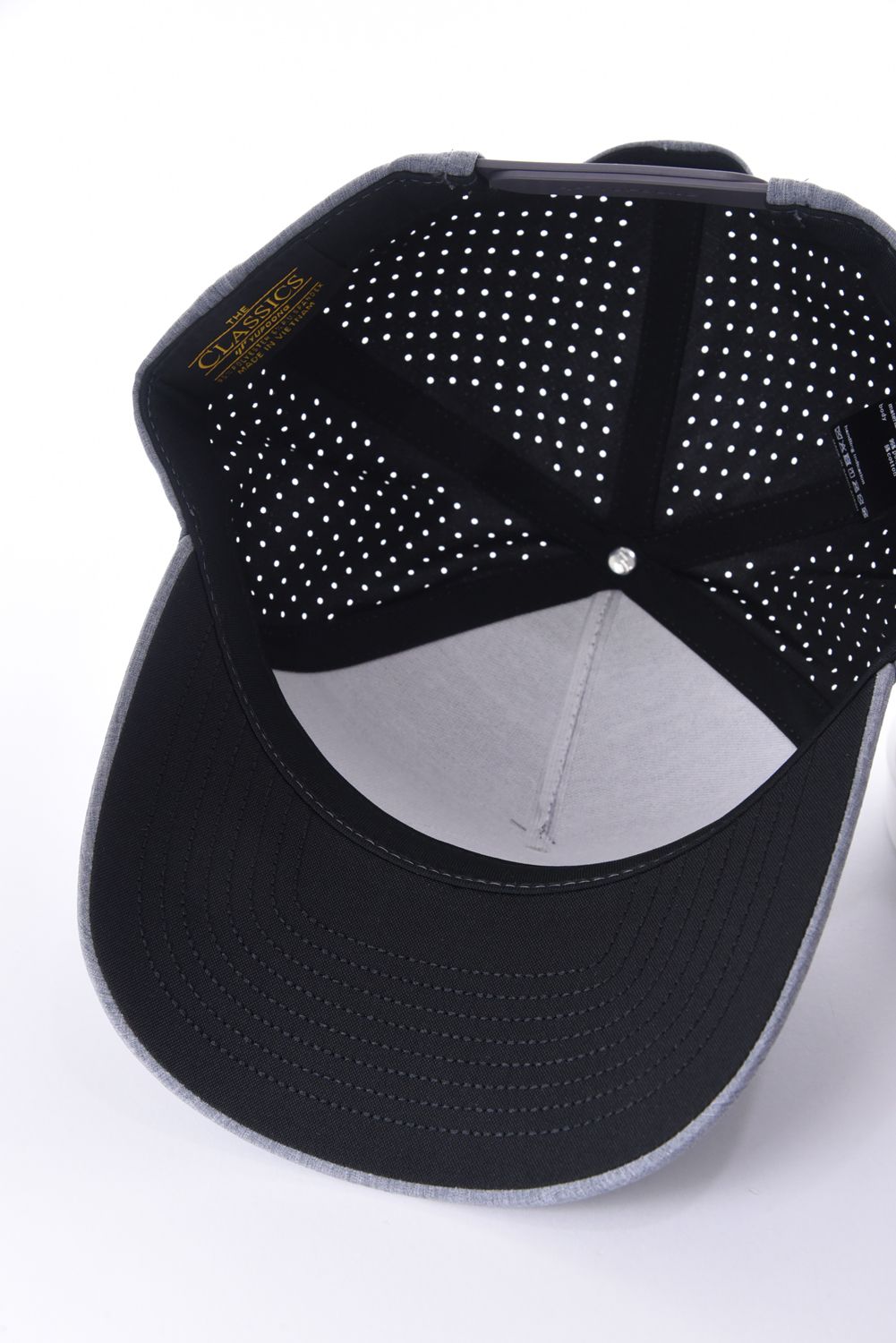 【26SS】 SNAPBACK CAP 113G / サークルデザイン パンチングメッシュ スナップバックキャップ  (グレー)