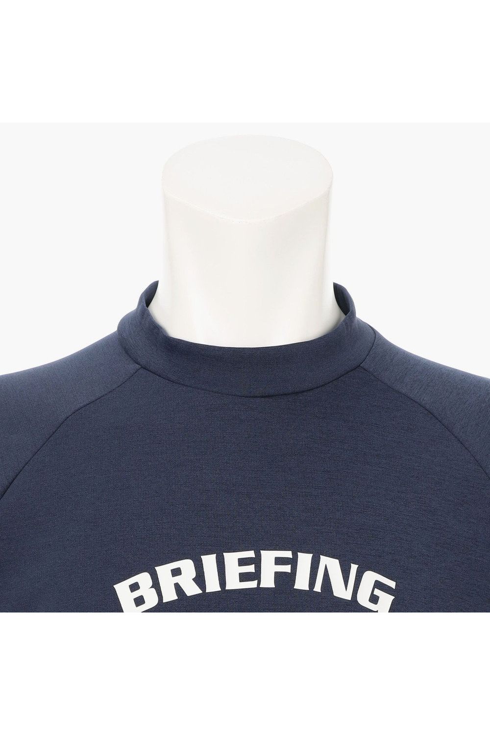 【26SS】 MEN’S COLLEGE LOGO HIGHNECK / カレッジロゴ リラックスフィット モックネックTシャツ (ネイビー)